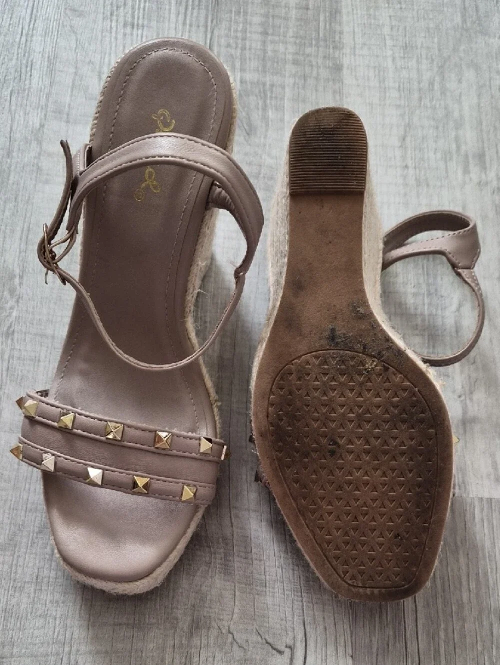 Studded Tan Women’s Sandals